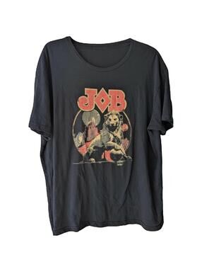 JOB Rolling Papers Shirt XXL 3XL Black Lion Graphic Weed Stoner Streetwear Retro